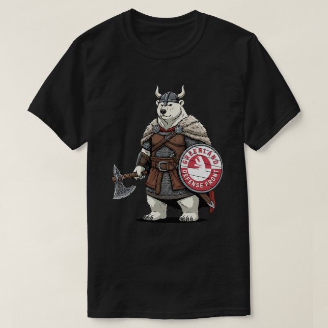 Greenland Defense Front T-Shirt (Design Front)