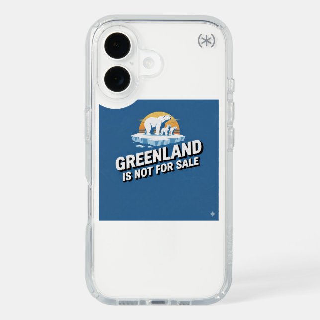 Greenland don't sell speck iPhone case (Front)
