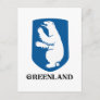 GREENLAND - emblem/symbol/coat of arms/flag Postcard