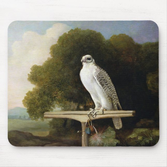Greenland Falcon (Grey Falcon), 1780 (oil on panel Mouse Pad (Front)