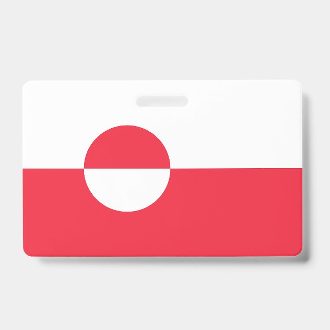 Greenland flag badge (Front)