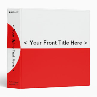 Greenland Flag Binder