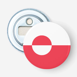 Greenland flag bottle opener
