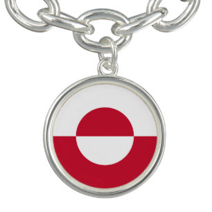 Greenland Flag Bracelet