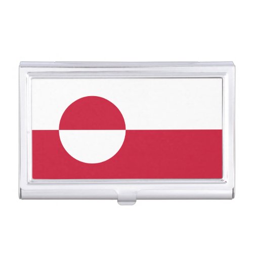 Greenland Flag Business Card Case