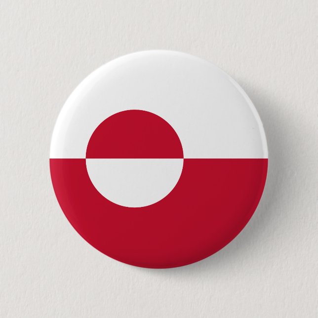 Greenland Flag Button (Front)