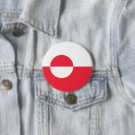 Greenland flag button