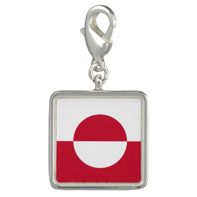 Greenland Flag Charm (Front)