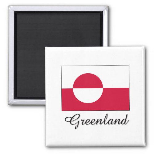 Greenland Flag Design Magnet