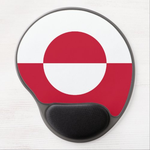 Greenland Flag Gel Mouse Pad