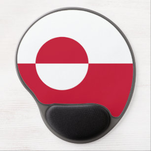 Greenland Flag Gel Mouse Pad