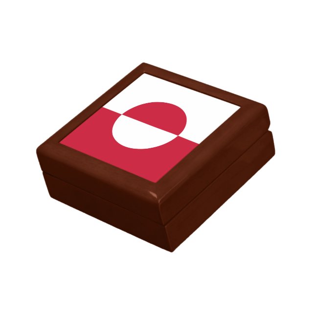 Greenland Flag Gift Box (Side)