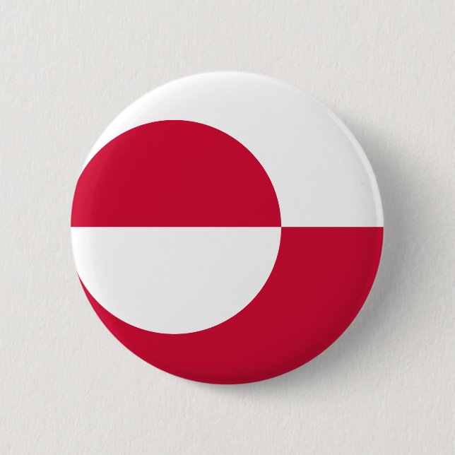 Greenland Flag GL Pinback Button (Front)
