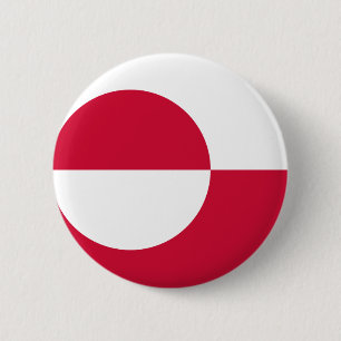 Greenland Flag GL Pinback Button