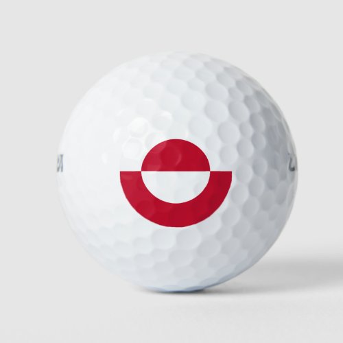 Greenland Flag Golf Balls