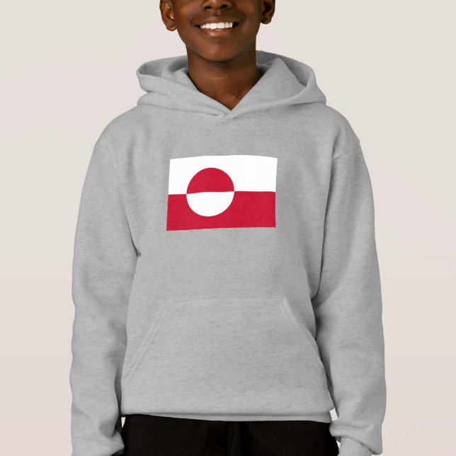 Greenland Flag Hoodie (Front)