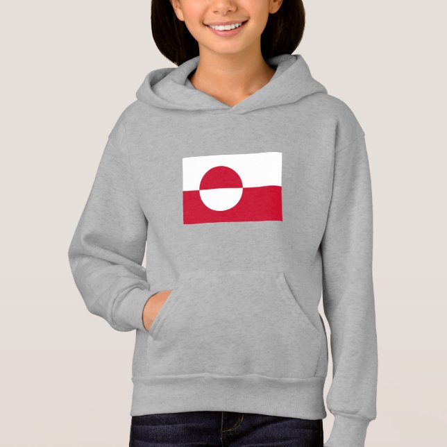 Greenland Flag Hoodie (Front)