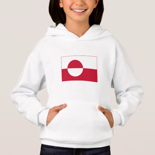 Greenland Flag Hoodie (Front)