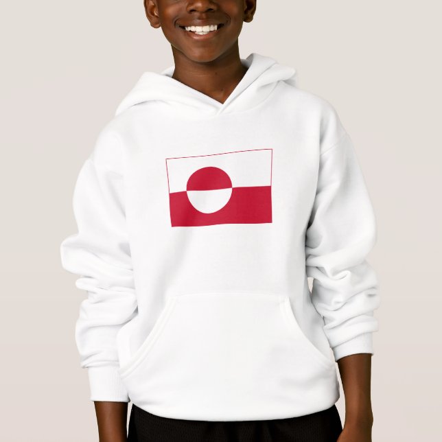 Greenland Flag Hoodie (Front)
