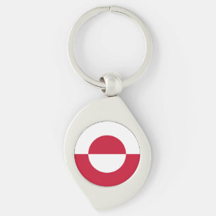 Greenland Flag Keychain