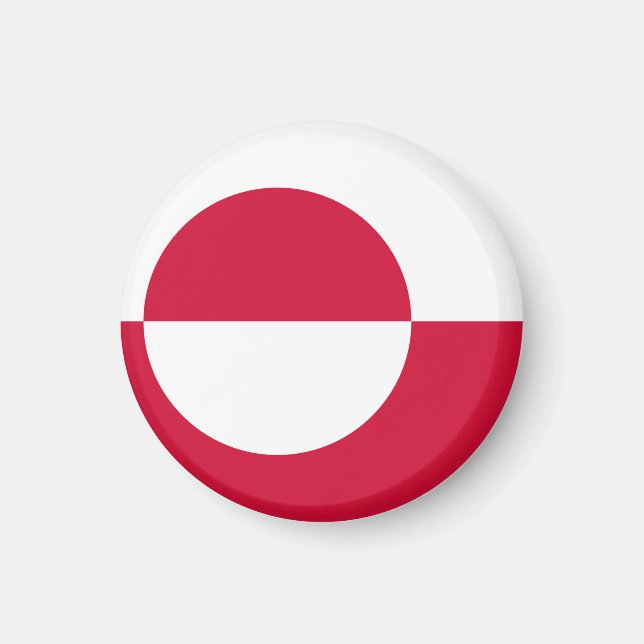 Greenland flag Magnet (Front)