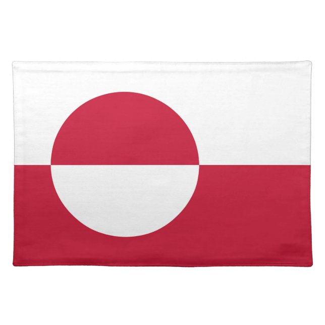 Greenland Flag MoJo Placemat (Front)