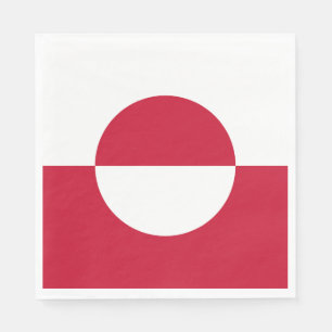Greenland Flag Napkins