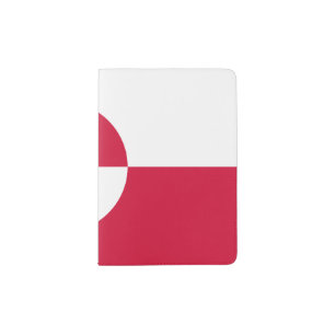 Greenland flag Passport Holder