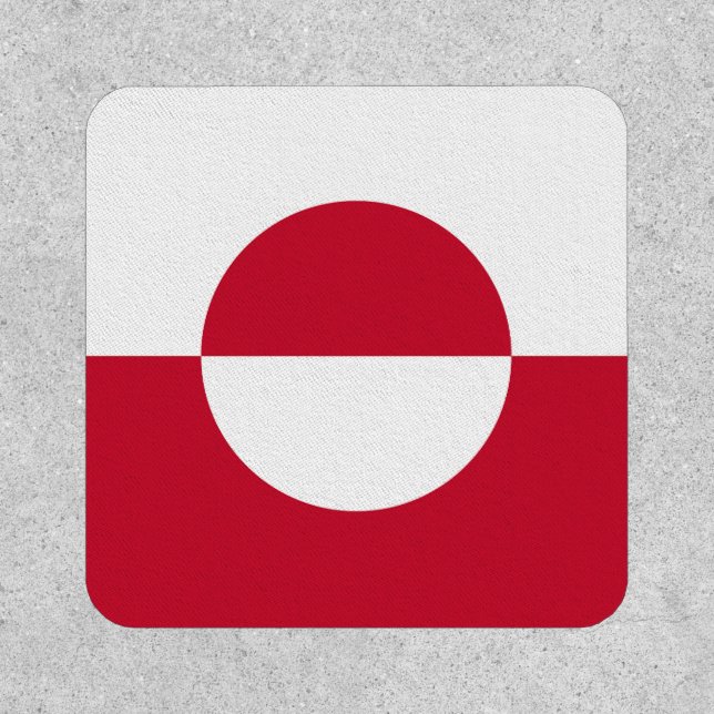 Greenland Flag Patch (Front)