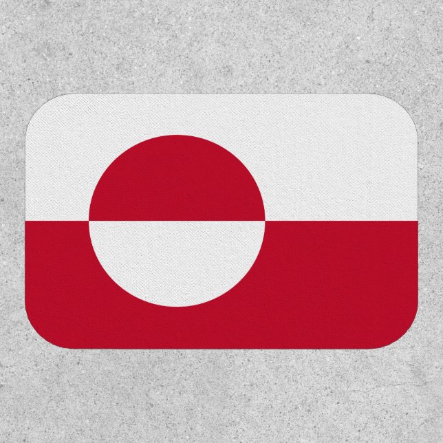 Greenland Flag Patch (Front)
