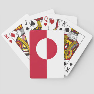 Greenland Flag Poker Cards