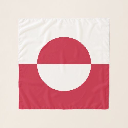 Greenland Flag Scarf