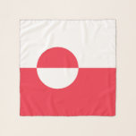 Greenland flag scarf<br><div class="desc">An ideal gift for all those who are patriotic of their country!</div>