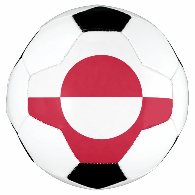 Greenland Flag Soccer Ball (Front)