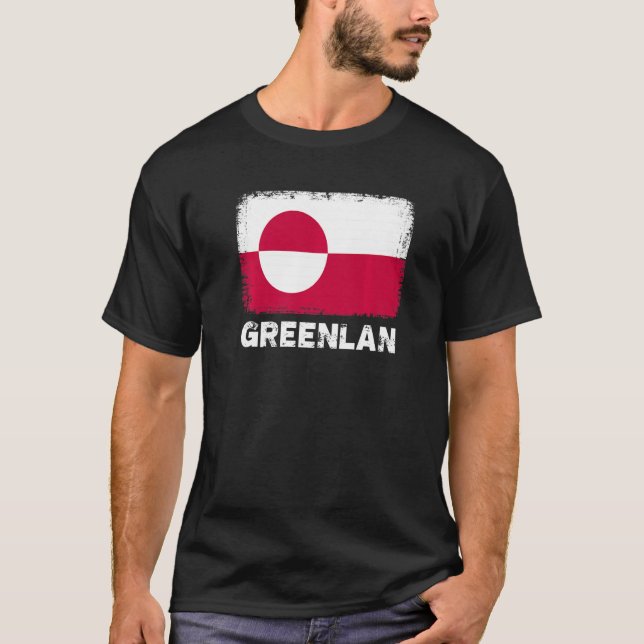 Greenland Flag Support Greenlandic People Women M T-Shirt (Front)