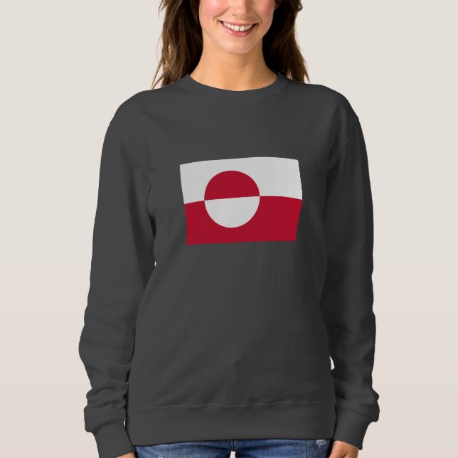 Greenland Flag Sweatshirt (Front)