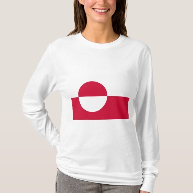 Greenland Flag T-Shirt (Front)