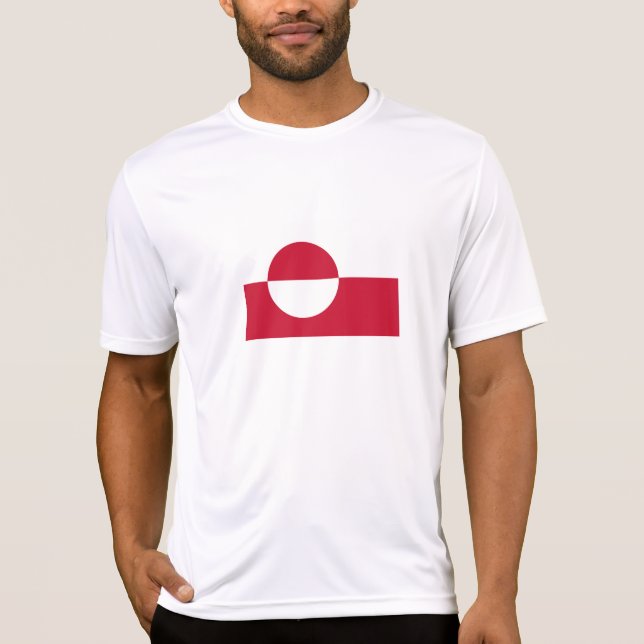 Greenland Flag T-Shirt (Front)