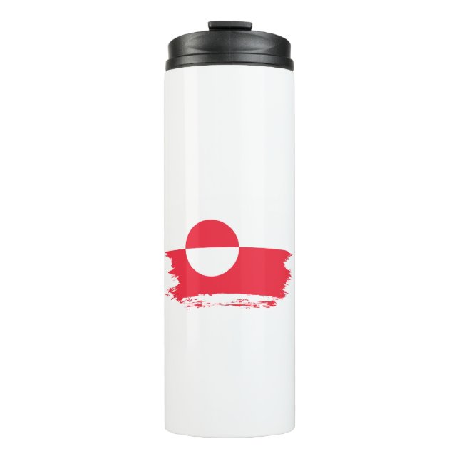 Greenland flag thermal tumbler (Front)