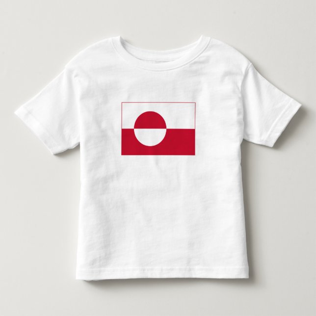 Greenland Flag Toddler T-shirt (Front)