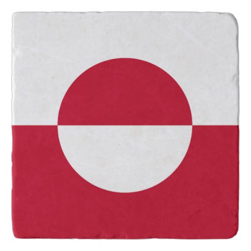 Greenland Flag Trivet