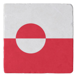 Greenland flag trivet