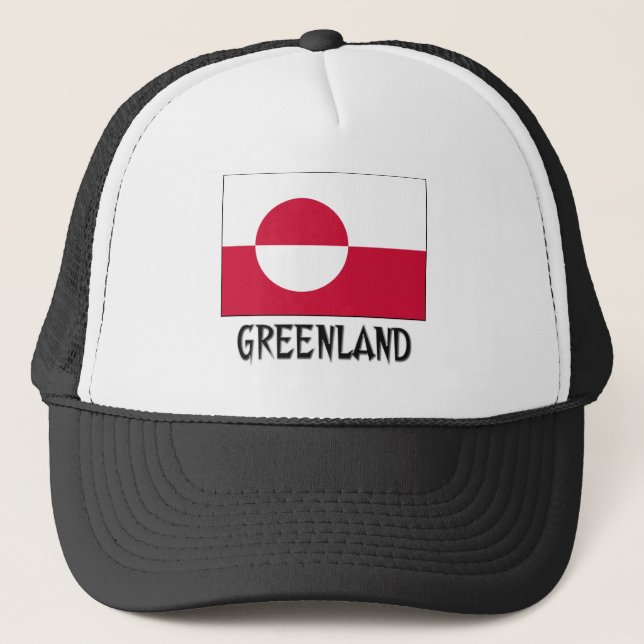 Greenland Flag Trucker Hat (Front)