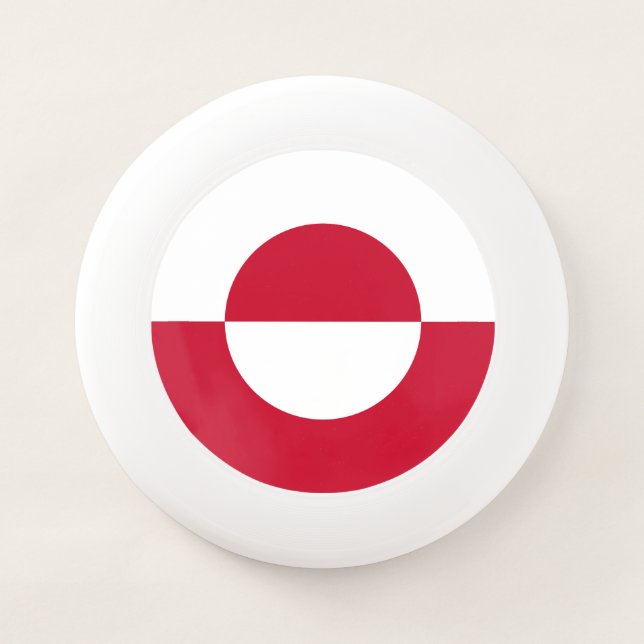 Greenland Flag Wham-O Frisbee (Front)