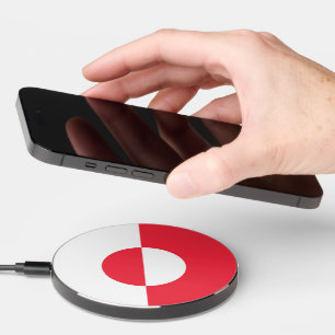 Greenland flag wireless charger 