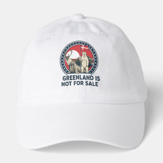 Greenland is not for sale, protest distressed hat