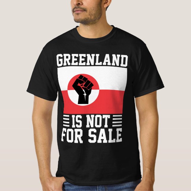 Greenland Is Not For Sale - Support Greenland T-Shirt (Front)