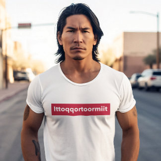 Greenland Ittoqqortoormiit Red Typography T-Shirt