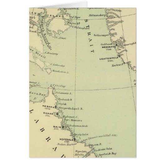 Greenland, Labrador Cards (Front)