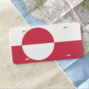 Greenland License Plate